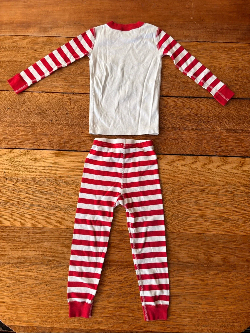 Hanna Andersson Red & White Striped Star Wars Pajama Set